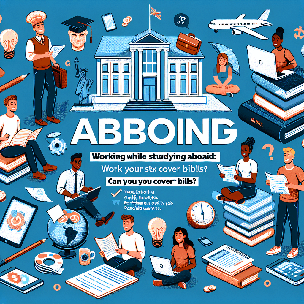 Working While Studying Abroad: Can You Cover Bills?