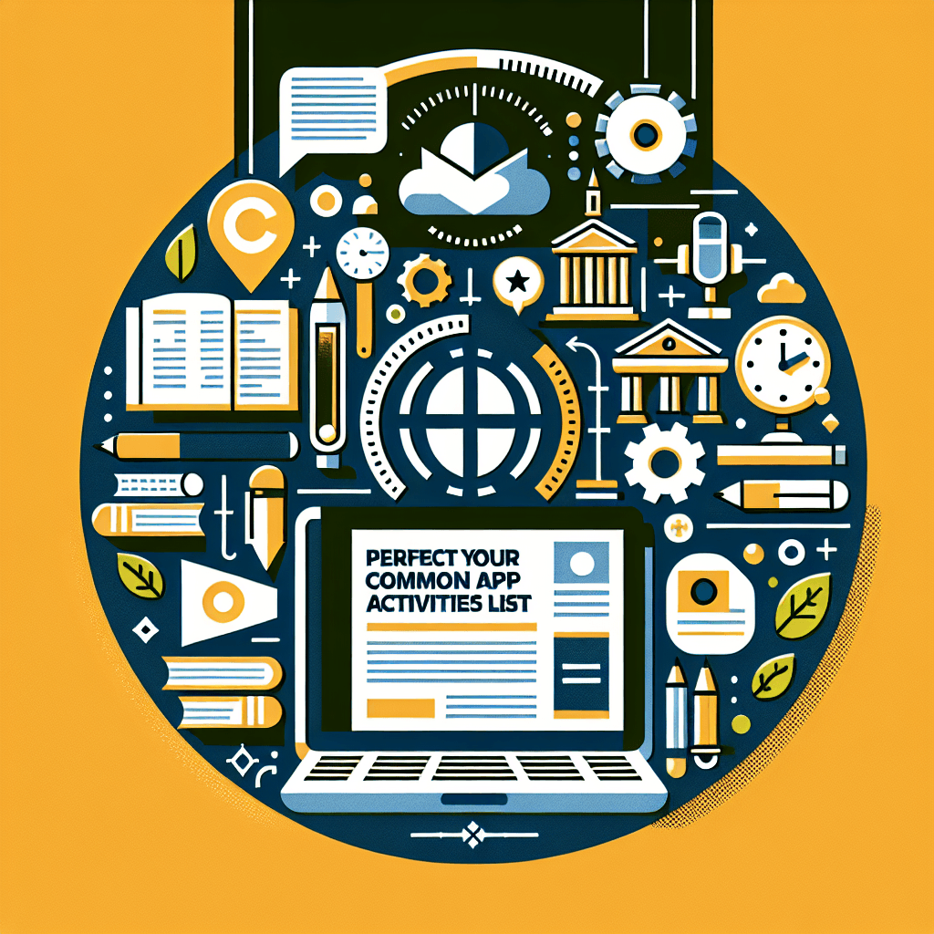 Perfect Your Common App Activities List