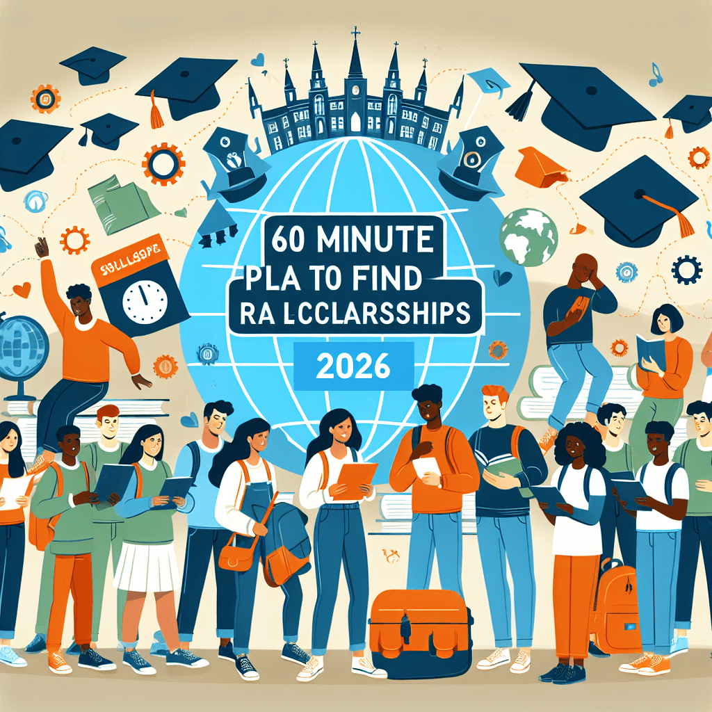 60 Minute Plan to Find Real Scholarships 2026