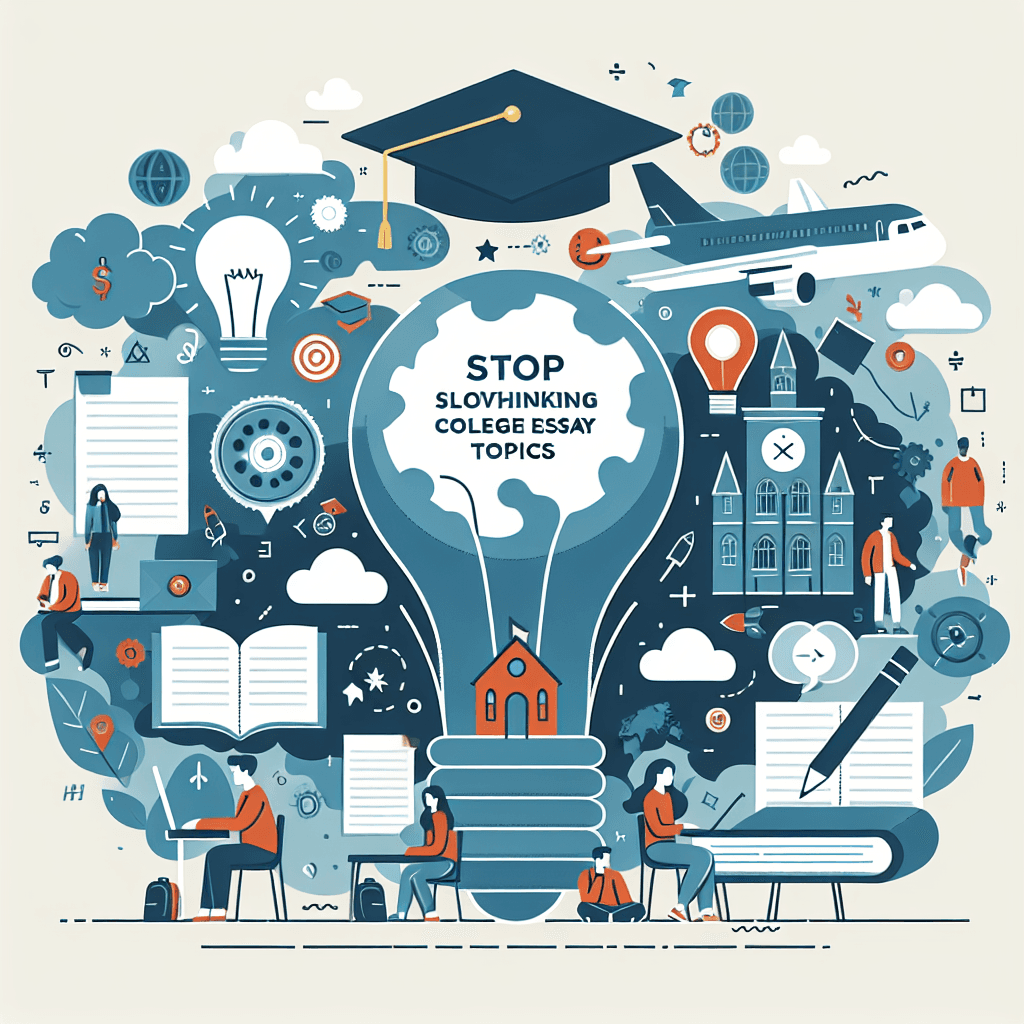 Stop Overthinking College Essay Topics