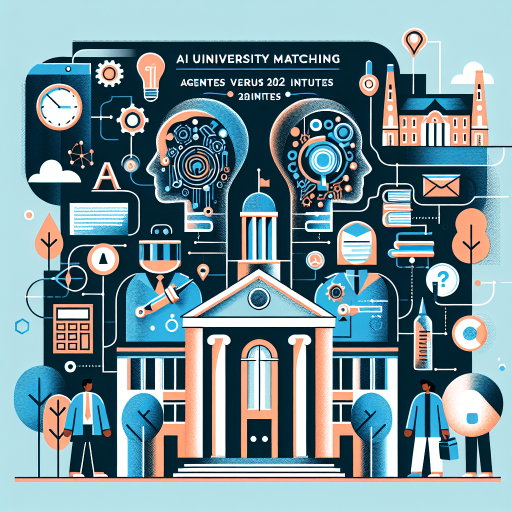 AI university matching vs agents for 2026 intakes