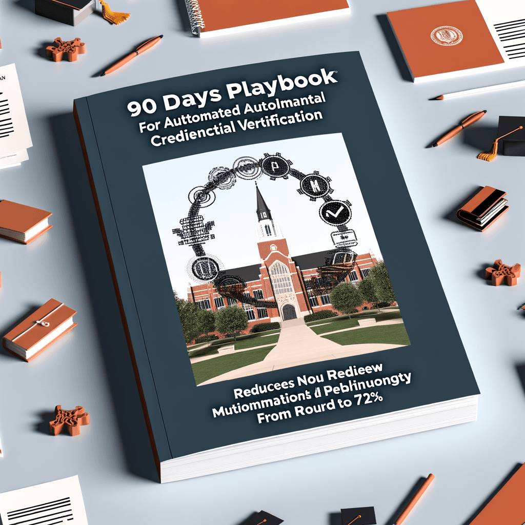 90 Day Playbook for Automated Credential Verification That Cuts Manual Review by 72%
