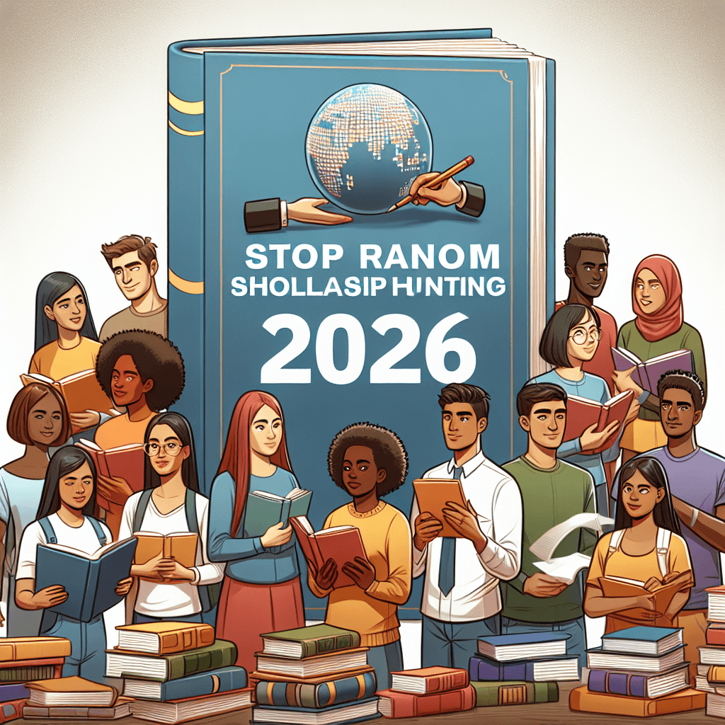 Stop Random Scholarship Hunting for 2026