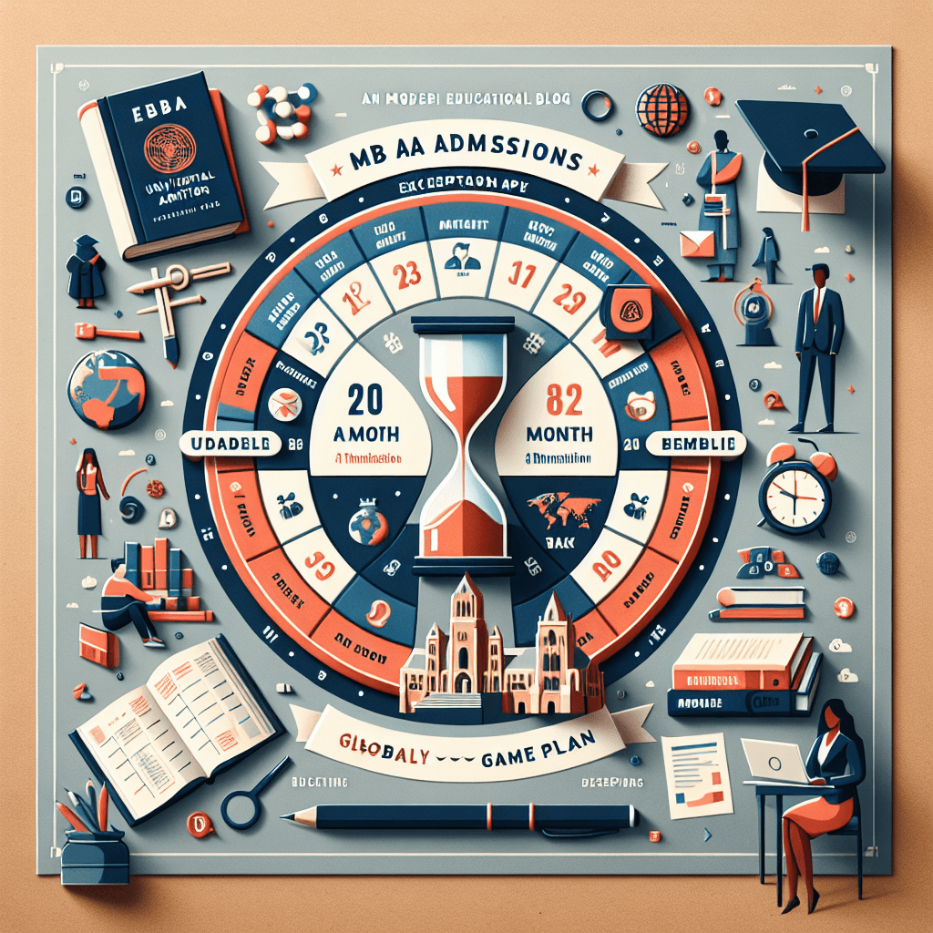 MBA Admissions Timeline: Month‑by‑Month Game Plan