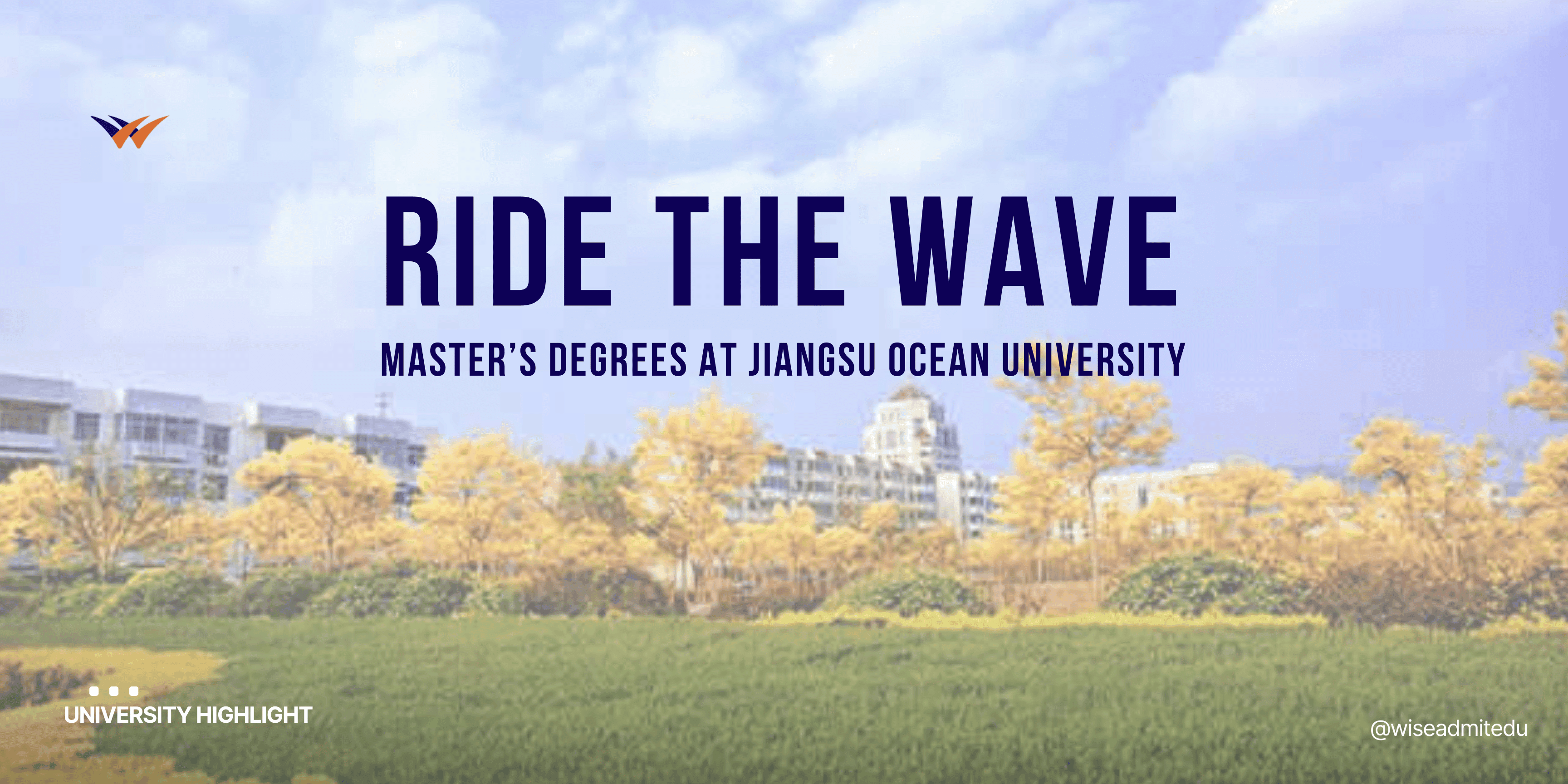 Ride the Wave: Master’s Degrees at Jiangsu Ocean University