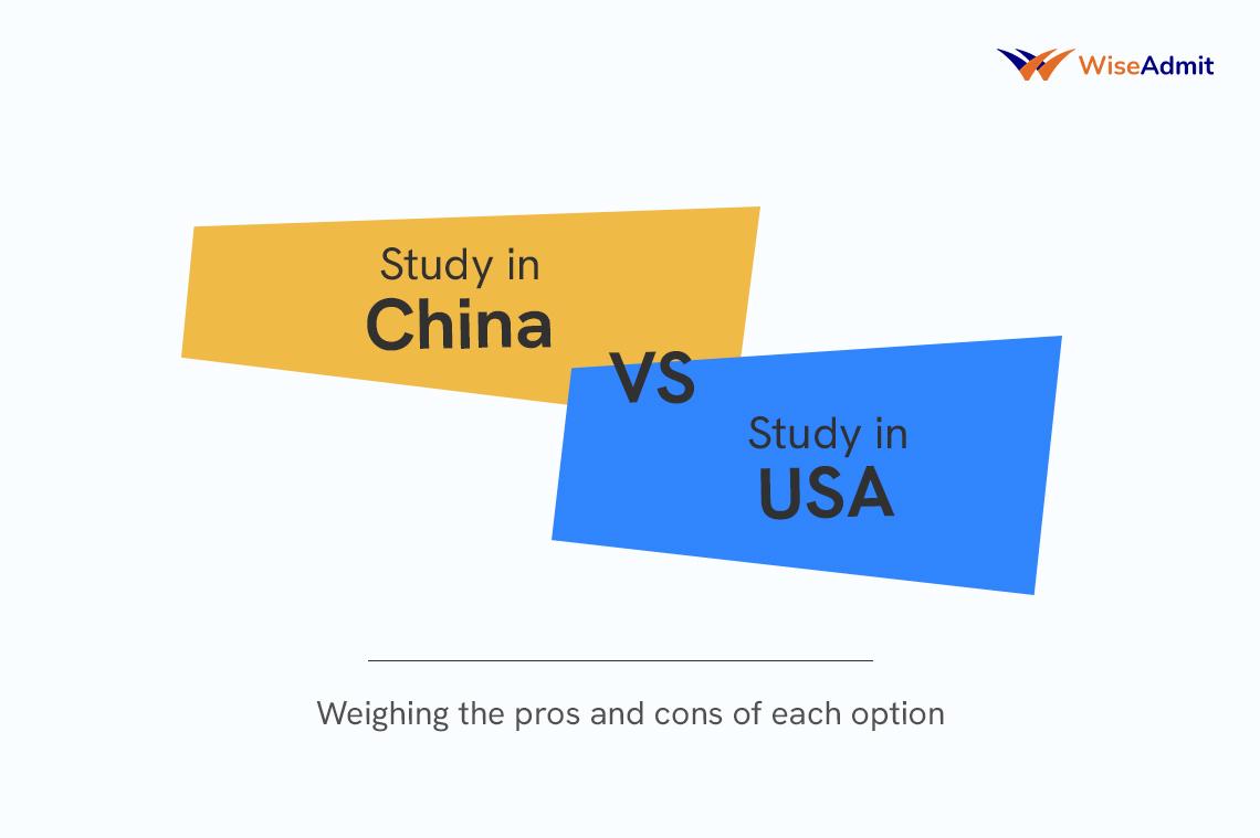 Study in China vs. Study in USA