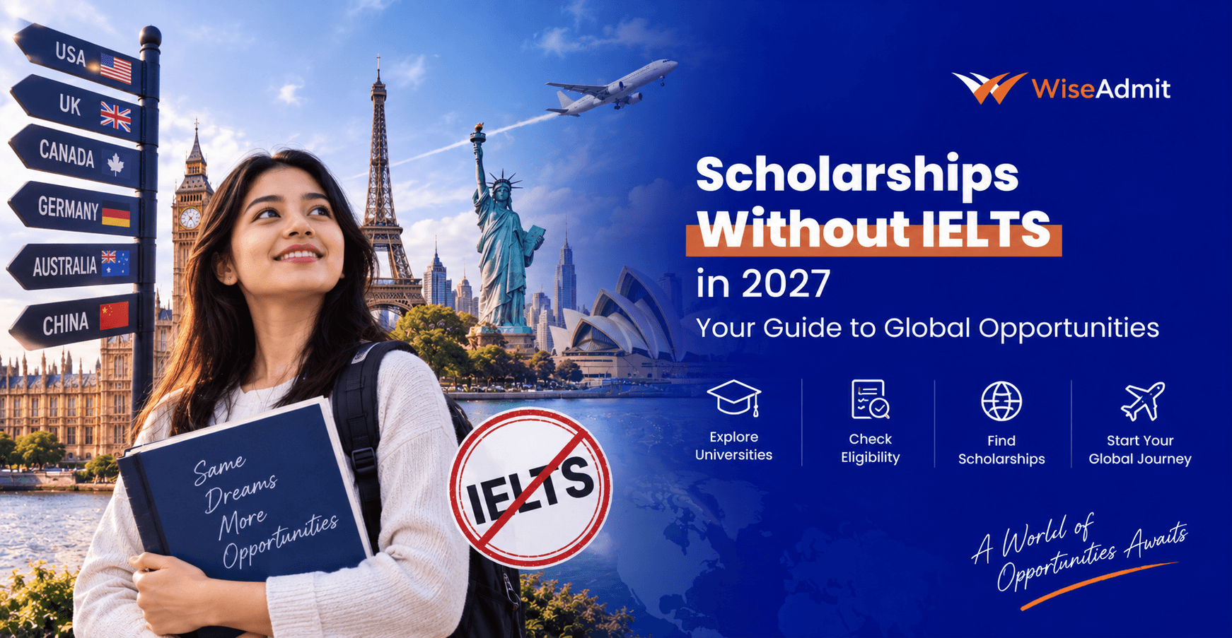 Scholarships Without IELTS in 2027