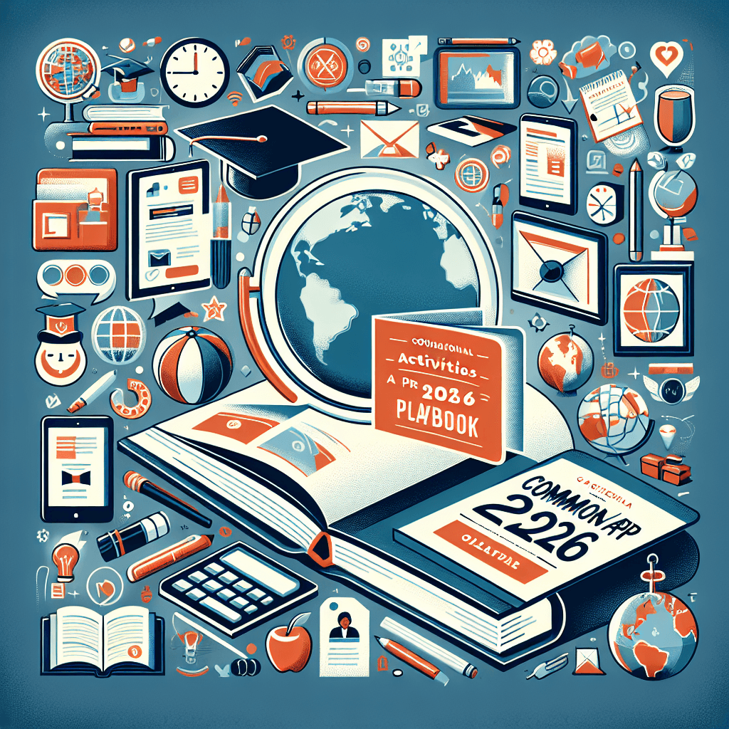 Common App Activities: A Practical 2026 Playbook
