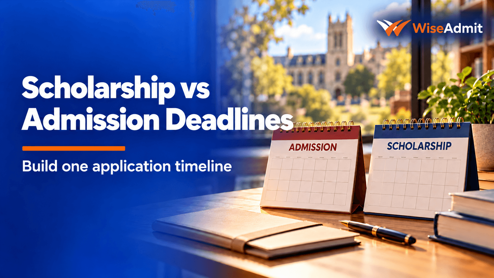 Scholarship vs Admission Deadlines: What Comes First?