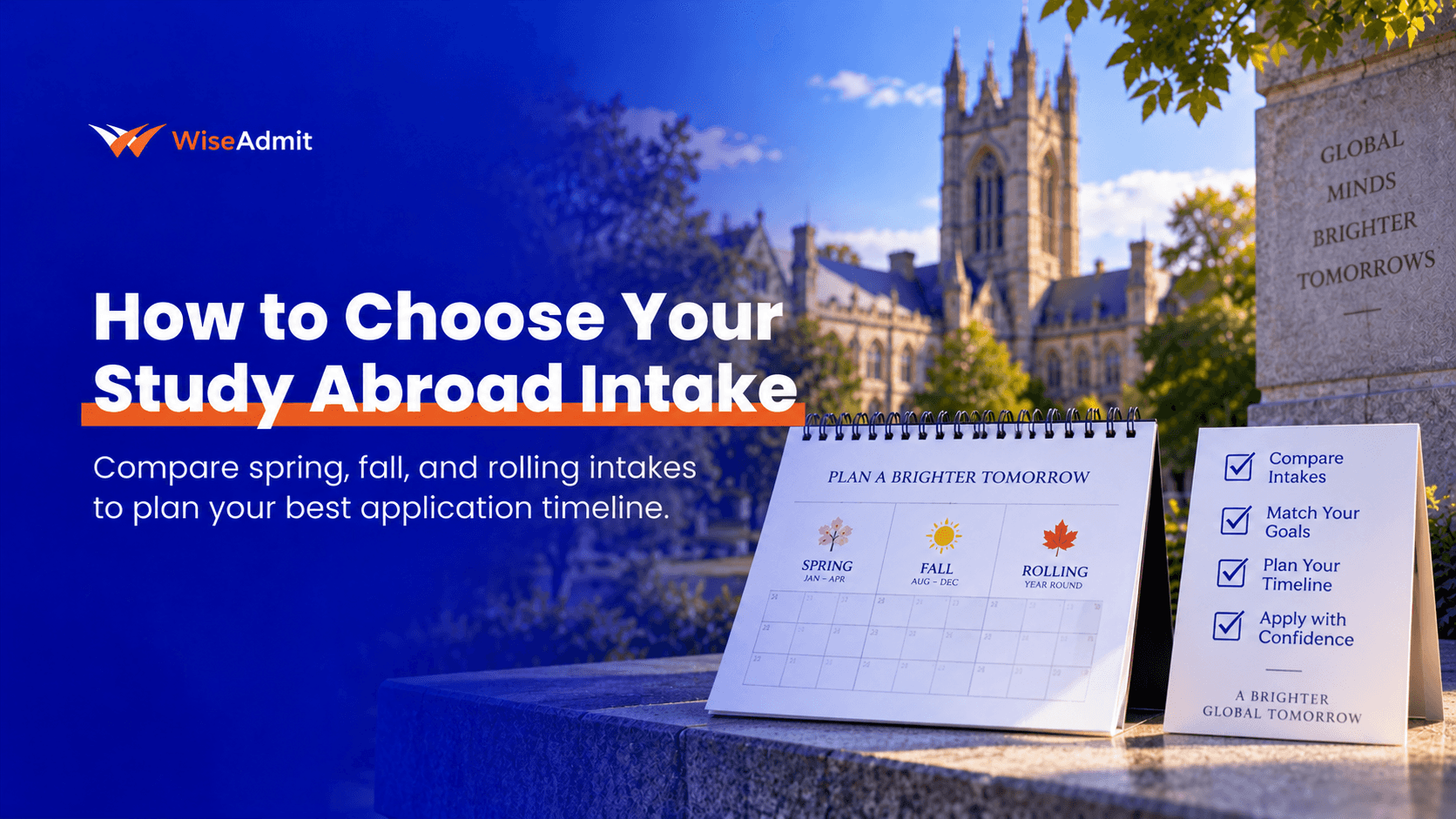 How to Choose Your Study Abroad Intake